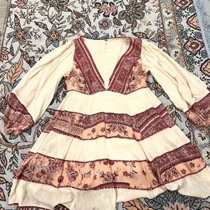 Free people pink mini dress